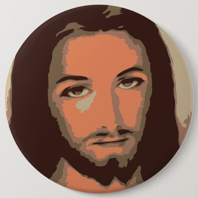CHAPA REDONDA DE 15 CM JESUS CHRIST (Anverso)