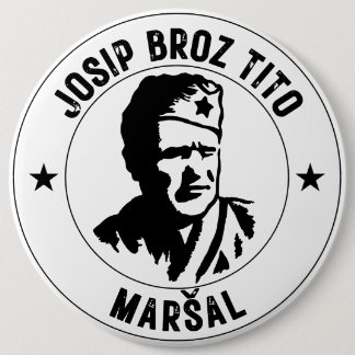 Chapa Redonda De 15 Cm Josip Broz Tito Maršal