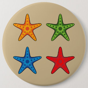 Chapa Redonda De 15 Cm Juego de Starfish Personalizado de color