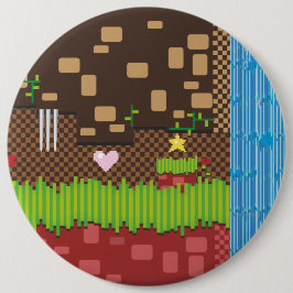 Chapa Redonda De 15 Cm Juego Retro