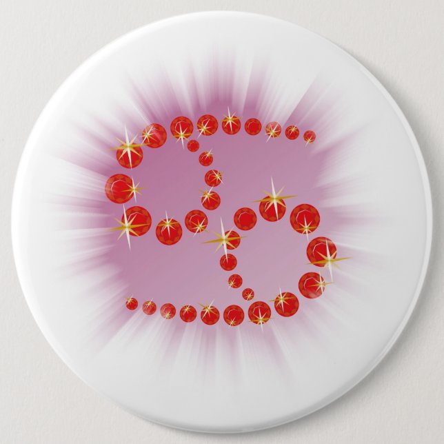 Chapa Redonda De 15 Cm Krebs 22. Botones Juni bis 22. Botones Juli (Anverso)