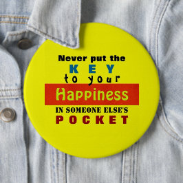 Chapa Redonda De 15 Cm LA CLAVE - (Más opciones) Truismo