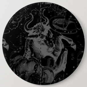 Chapa Redonda De 15 Cm La decoración del Taurus Constellation Hevelius 16