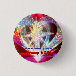 Chapa Redonda De 15 Cm La esperanza brilla brillante