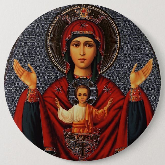 Chapa Redonda De 15 Cm La taza inagotable (Anverso)