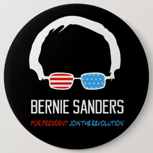 Chapa Redonda De 15 Cm Las chorreadoras de Bernie - únase a la revoluci