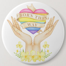 Chapa Redonda De 15 Cm LGBT nació de esta manera