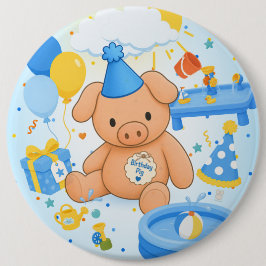 Chapa Redonda De 15 Cm ¡Libro de historietas de Hamhock Splashtastic!