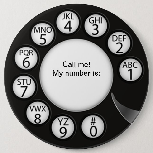 Chapa Redonda De 15 Cm ¡Llamada del OPUS el hombre! (Anverso)