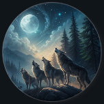 Chapa Redonda De 15 Cm lobos<br><div class="desc">lobos</div>