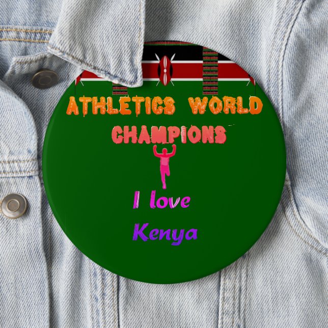 Chapa Redonda De 15 Cm Los últimos amantes del atletismo en Kenia (In situ)