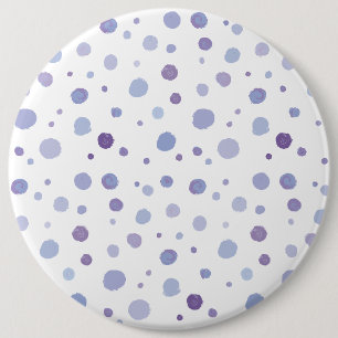 Chapa Redonda De 15 Cm lunares pintados a mano