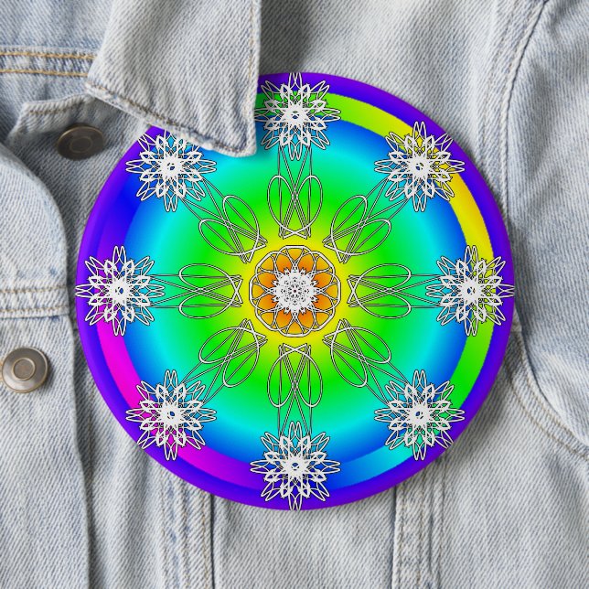 Chapa Redonda De 15 Cm Mandala celta (In situ)
