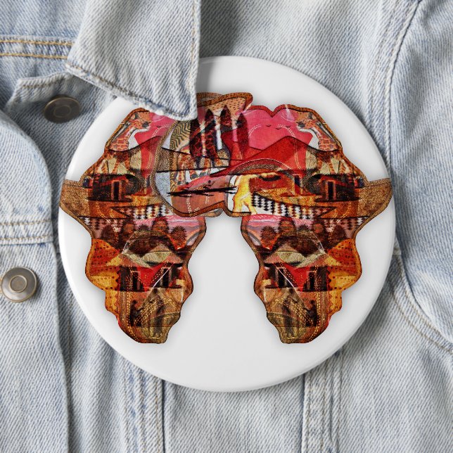 Chapa Redonda De 15 Cm Mapa africano: Celebrando la temporada con la cult (In situ)