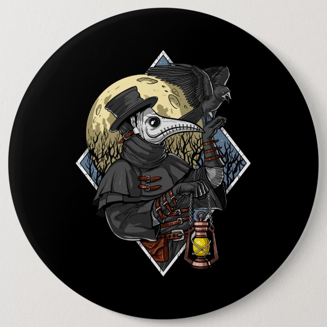 Chapa Redonda De 15 Cm Médica de plaga (Anverso)