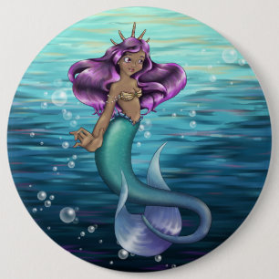 Chapa Redonda De 15 Cm Mermaid Iole
