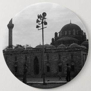 Chapa Redonda De 15 Cm Mezquita Beyazit camii de Estambul Turquía antigua