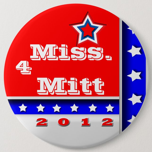 Chapa Redonda De 15 Cm Mississippi (Anverso)