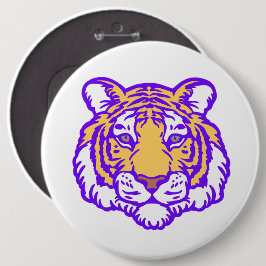 Chapa Redonda De 15 Cm Montaña de fútbol de moda Louisiana Tigers - Gamed