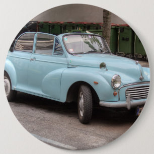 Chapa Redonda De 15 Cm Morris Minor Convertible Tourer