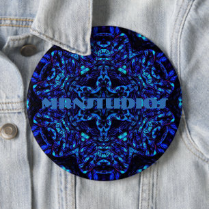 Chapa Redonda De 15 Cm MRNStudios Blued Up