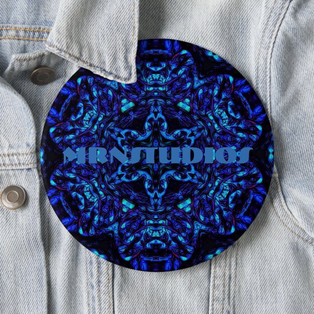 Chapa Redonda De 15 Cm MRNStudios Blued Up (In situ)