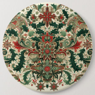 Chapa Redonda De 15 Cm Navidad victoriana/clásica/vintage