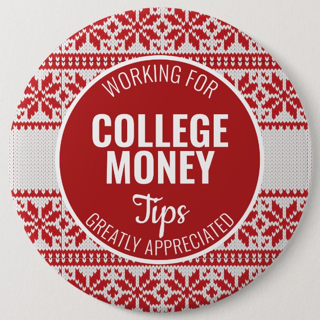 Chapa Redonda De 15 Cm Navidades Dulces Tips Apreciadas | Dinero universi (Anverso)