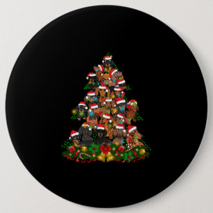Chapa Redonda De 15 Cm Navidades felices Luz de árbol de Navidad de per