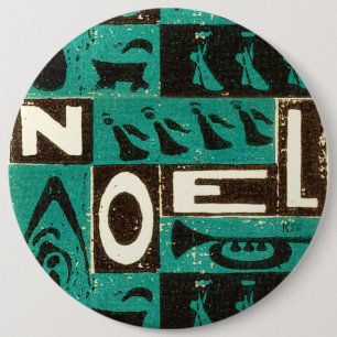 Chapa Redonda De 15 Cm Noel Green