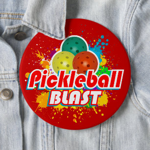 Chapa Redonda De 15 Cm Opciones de la imagen de la ráfaga 1 de Pickleball