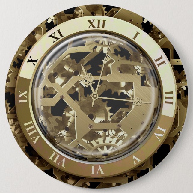 Chapa Redonda De 15 Cm Opciones de los botones 6A (Anverso)