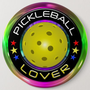 Chapa Redonda De 15 Cm Opciones de Pickball Lover 1