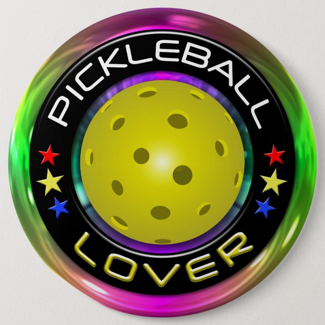 Chapa Redonda De 15 Cm Opciones de Pickball Lover 1 (Anverso)