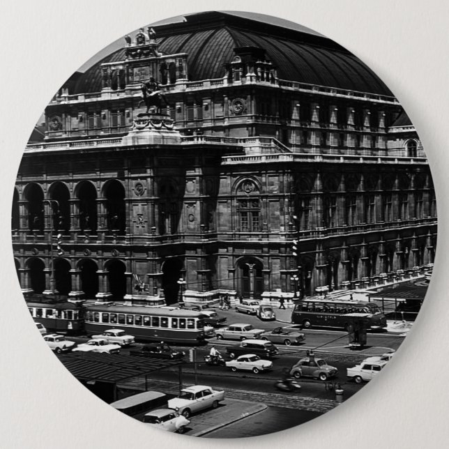Chapa Redonda De 15 Cm Ópera Estatsoper de Viena de 1970 (Anverso)