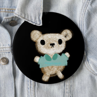 Chapa Redonda De 15 Cm Oso de peluche juguete adorable lindo nuevo bebé ¡