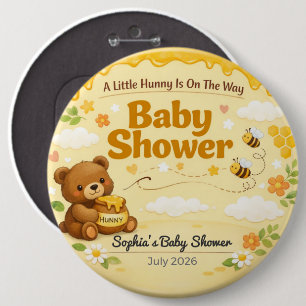 Chapa Redonda De 15 Cm Oso de peluche personalizado para baby shower