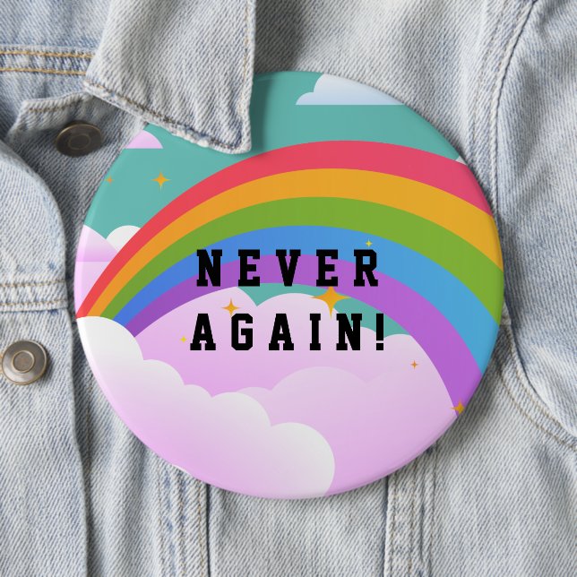 Chapa Redonda De 15 Cm Pacto de Arcoiris (In situ)