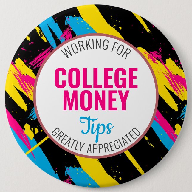 Chapa Redonda De 15 Cm Paint Resumen | Sugerencias Apreciadas | Dinero un (Anverso)