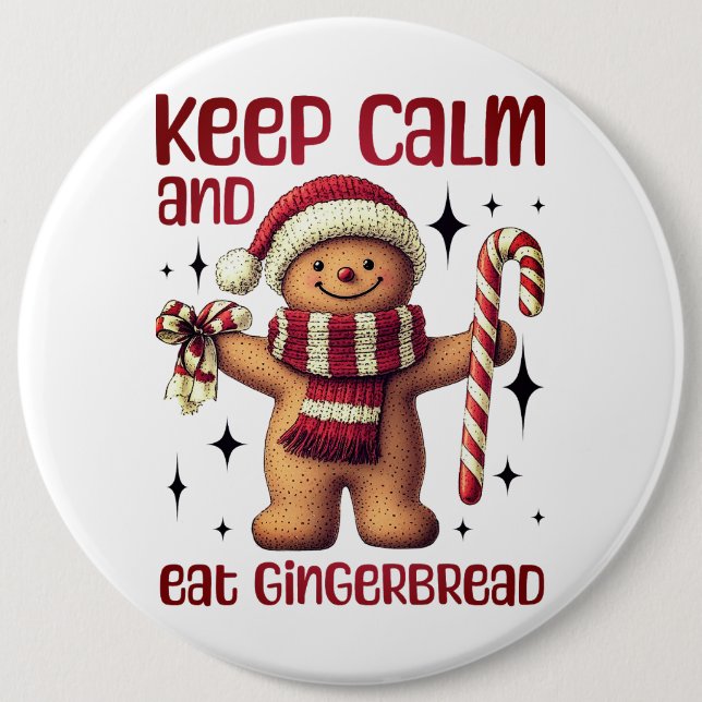 Chapa Redonda De 15 Cm Pan de jengibre (Anverso)