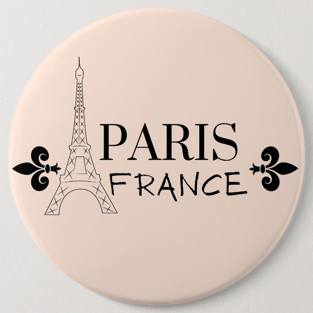 CHAPA REDONDA DE 15 CM PARÍS FRANCIA (Anverso)