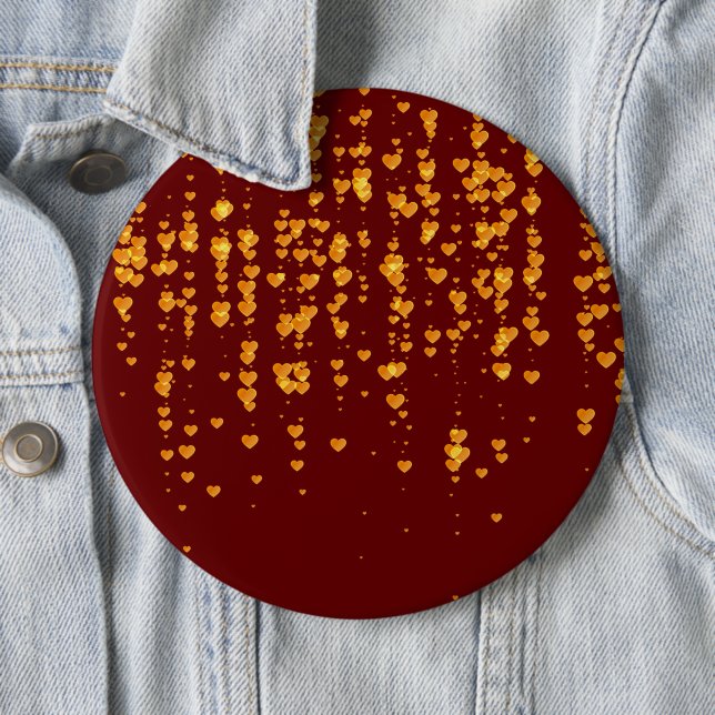 Chapa Redonda De 15 Cm Patrón cardíaco 25 (In situ)