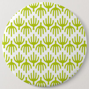 Chapa Redonda De 15 Cm Patrón de cactus