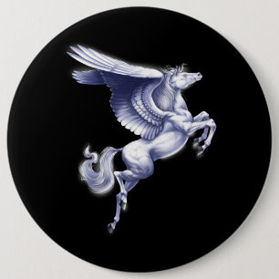 Chapa Redonda De 15 Cm Pegasus mítico