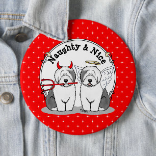 Chapa Redonda De 15 Cm Perros ingleses tristes y bonitos (Gris 1)