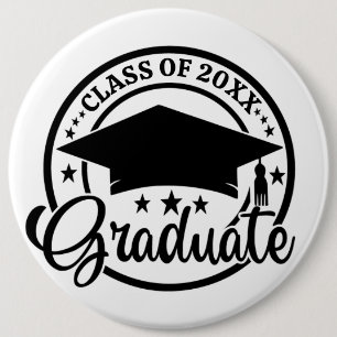 Chapa Redonda De 15 Cm Personalizable Clase Personal de 20XX Graduado