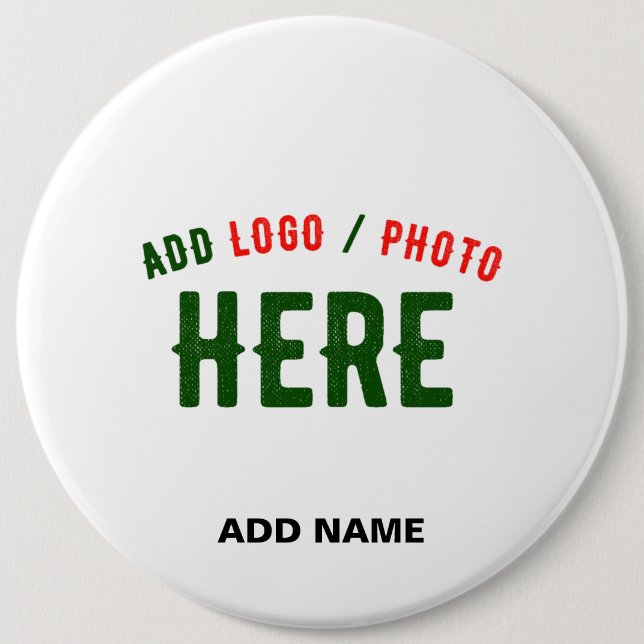 CHAPA REDONDA DE 15 CM PERSONALIZABLE MODERNO ESTILO BLANCO VERIFICADO MA (Anverso)