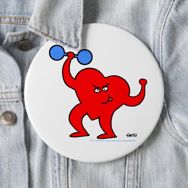 Chapa Redonda De 15 Cm Personalizado Instructor de Fitness (In situ)