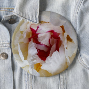 Chapa Redonda De 15 Cm Pétalos de Peony