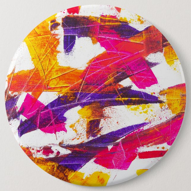 Chapa Redonda De 15 Cm pintura de salpicadura (Anverso)